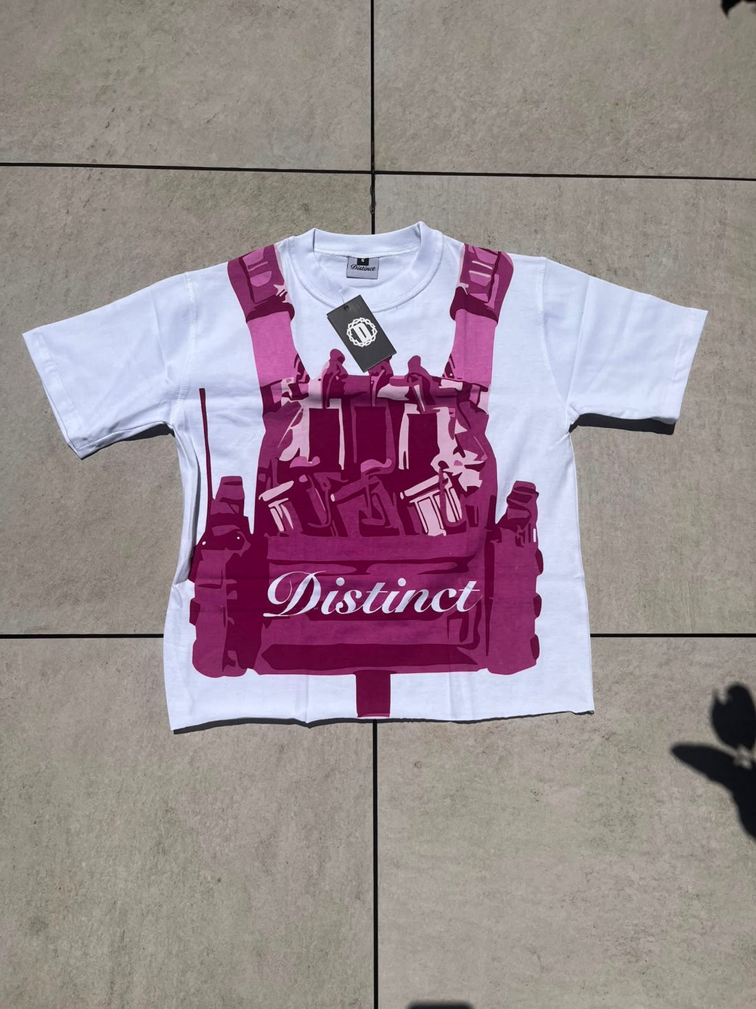 Distinct Armour Tee — Pink
