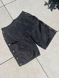 PANTALONCINI NERI CAMO