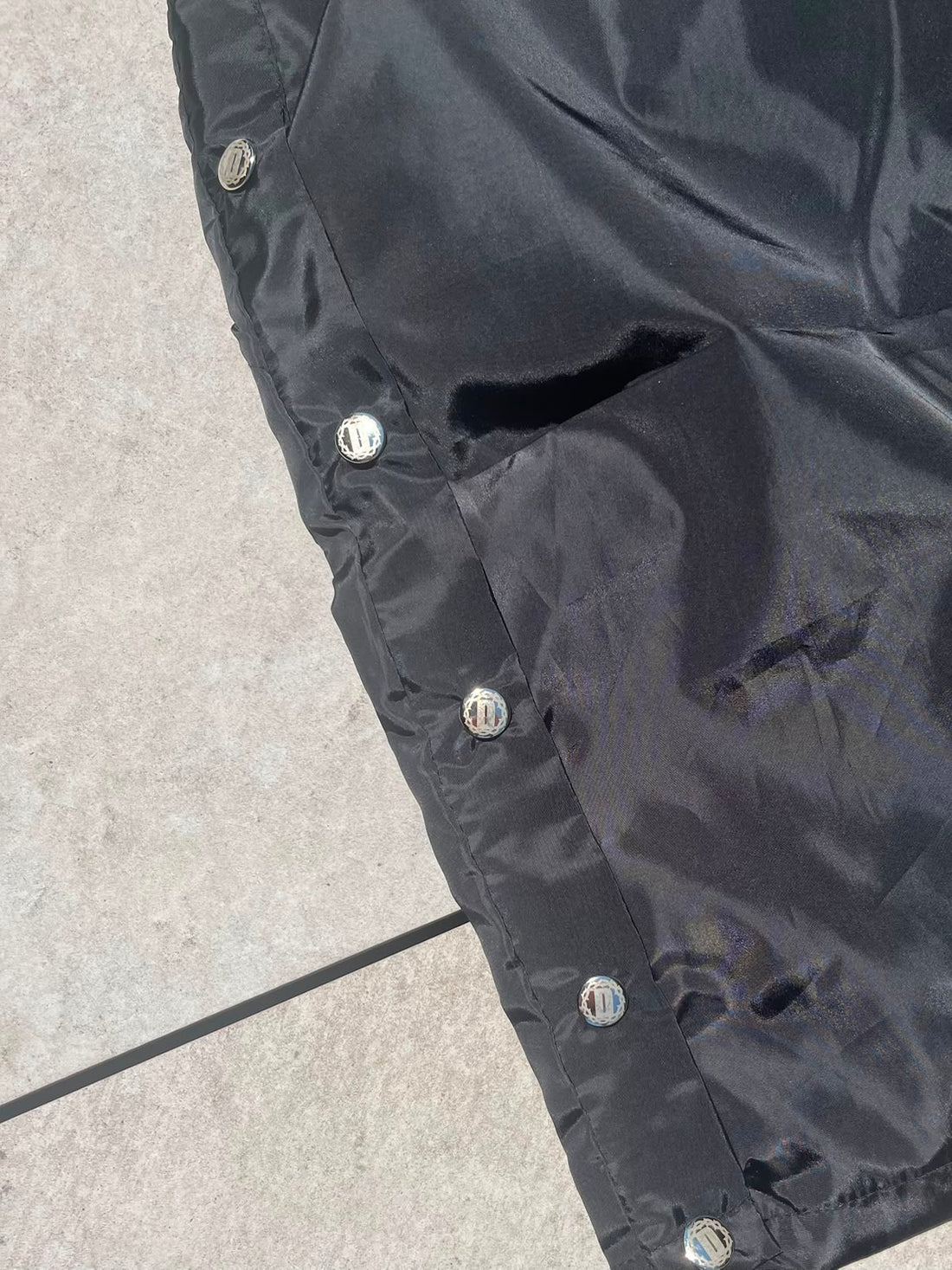 PANTALONCINI NERI CAMO