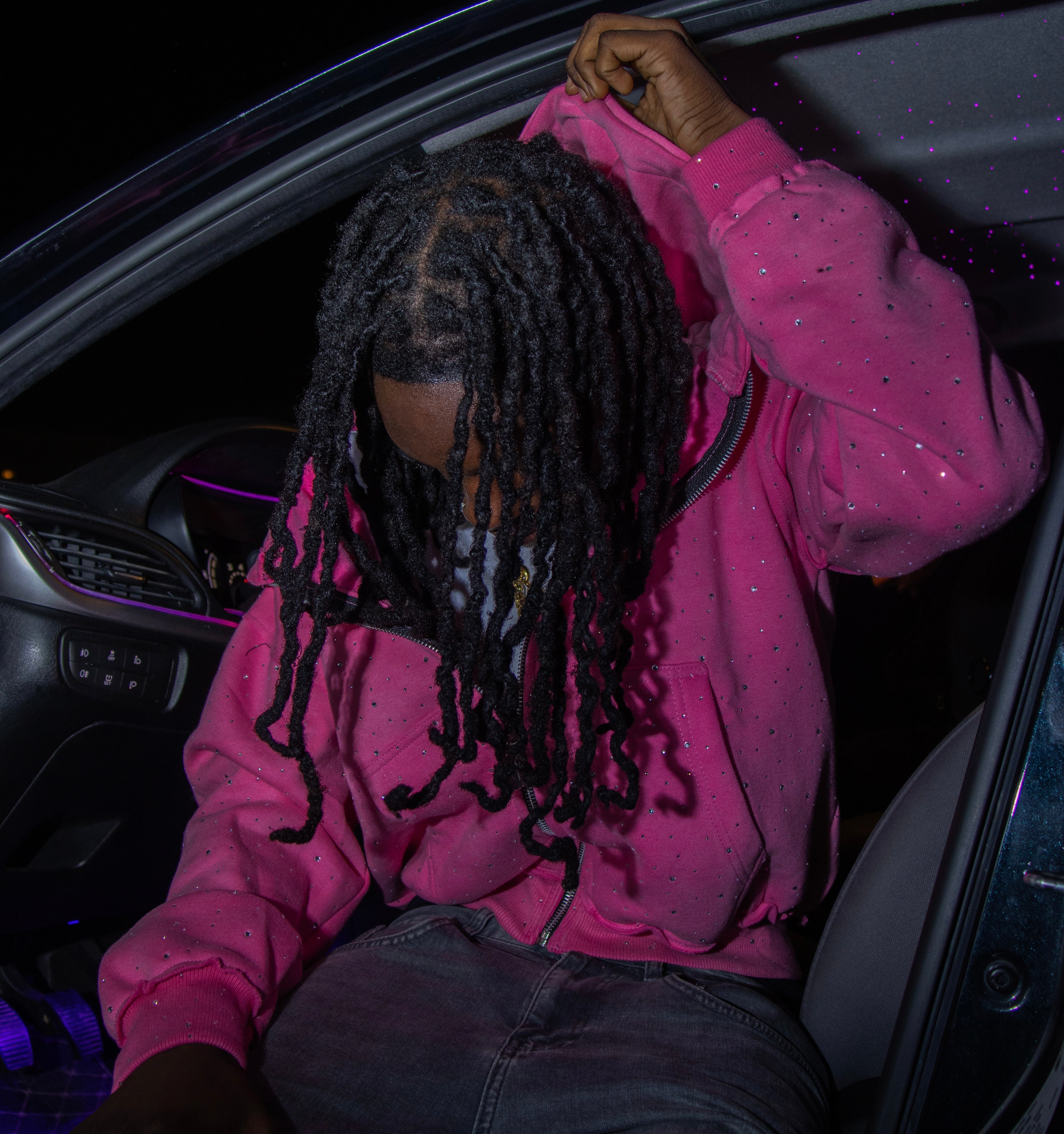PINK VVS HOODIE