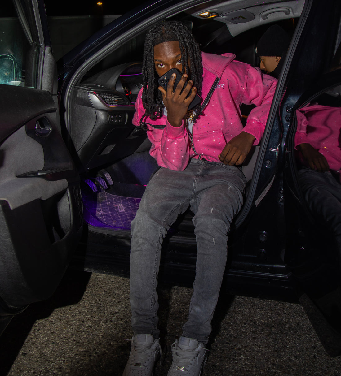 PINK VVS HOODIE